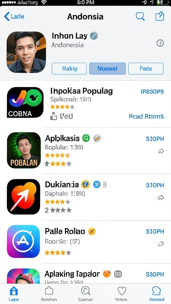 Tampilan antarmuka yang user-friendly dan menarik.