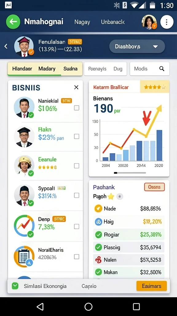Tampilan antarmuka yang menarik dan mudah digunakan.