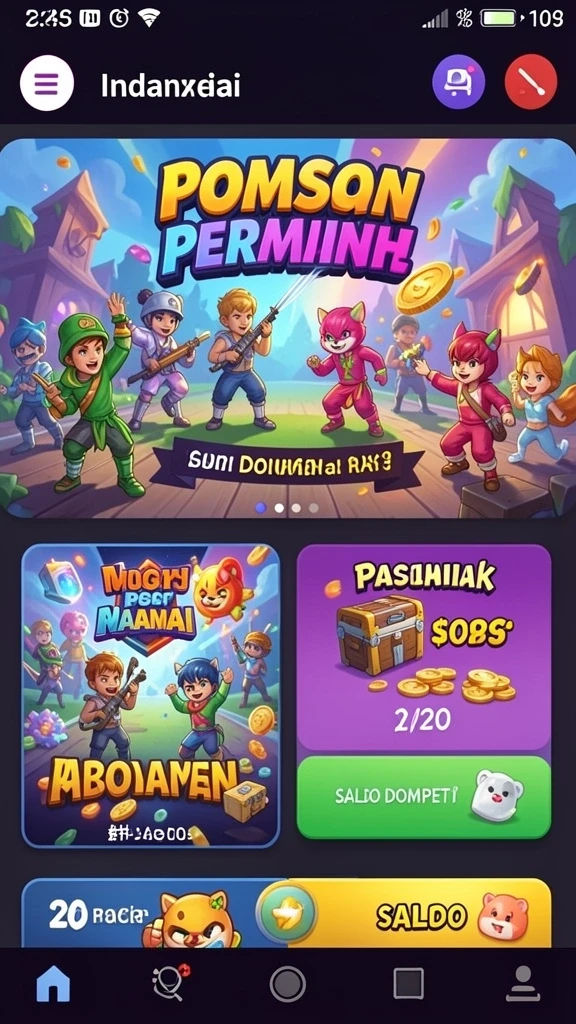 Tampilan antarmuka yang user-friendly.