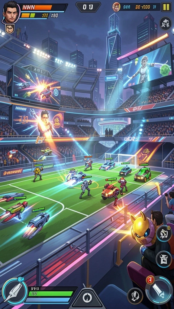 Tampilan grafik yang menawan dan penuh warna.