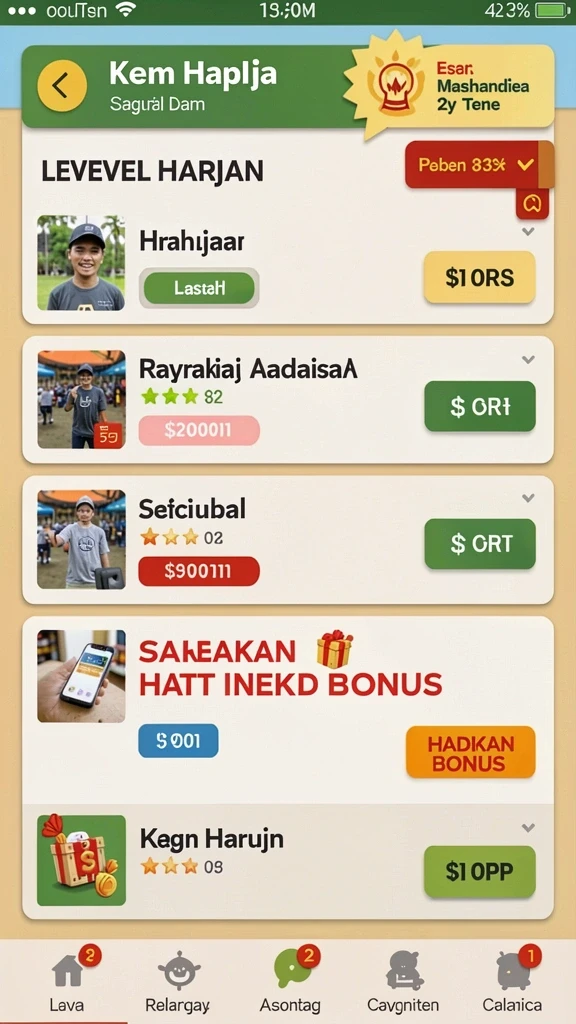 Tampilan antarmuka pengguna yang menarik dan mudah dinavigasi.