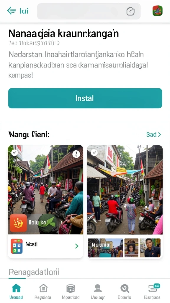 Tampilan antarmuka pengguna yang menarik dan intuitif.
