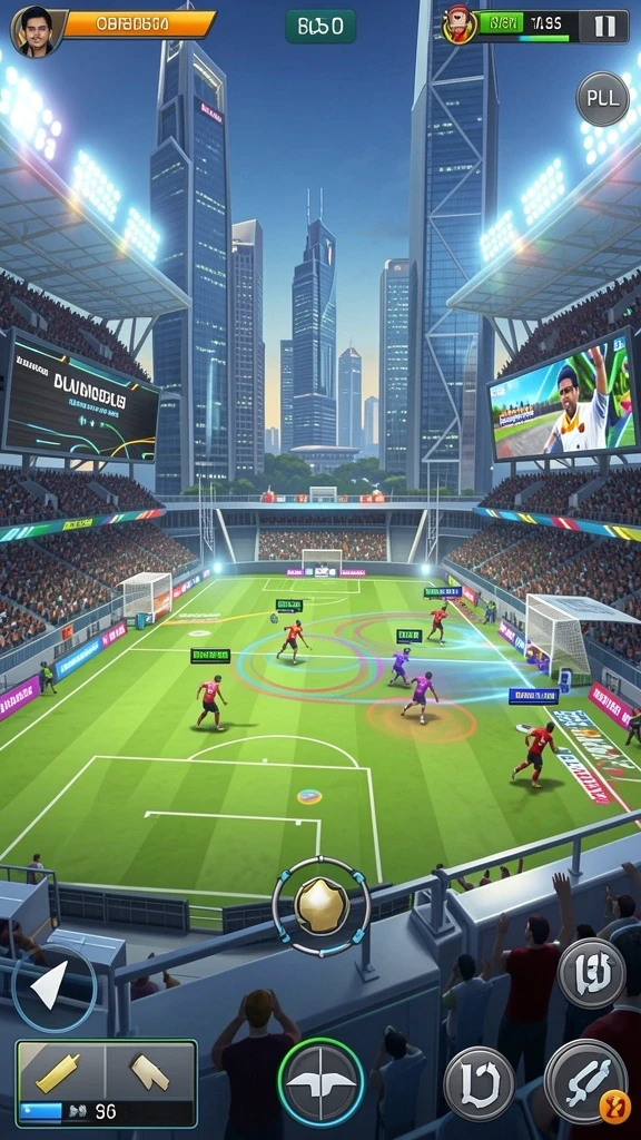 Tampilan level permainan yang penuh warna dan detail.