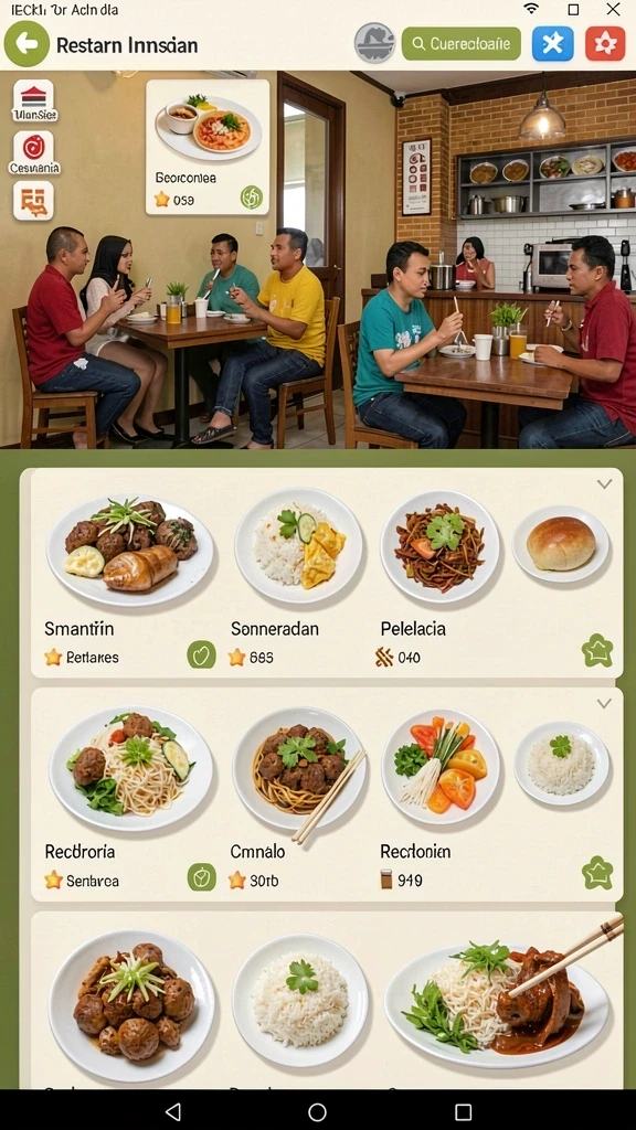 Antarmuka pengguna yang intuitif dan mudah digunakan.