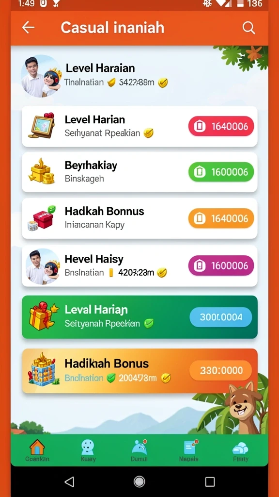 Pengalaman multiplayer yang seru bersama teman-teman.