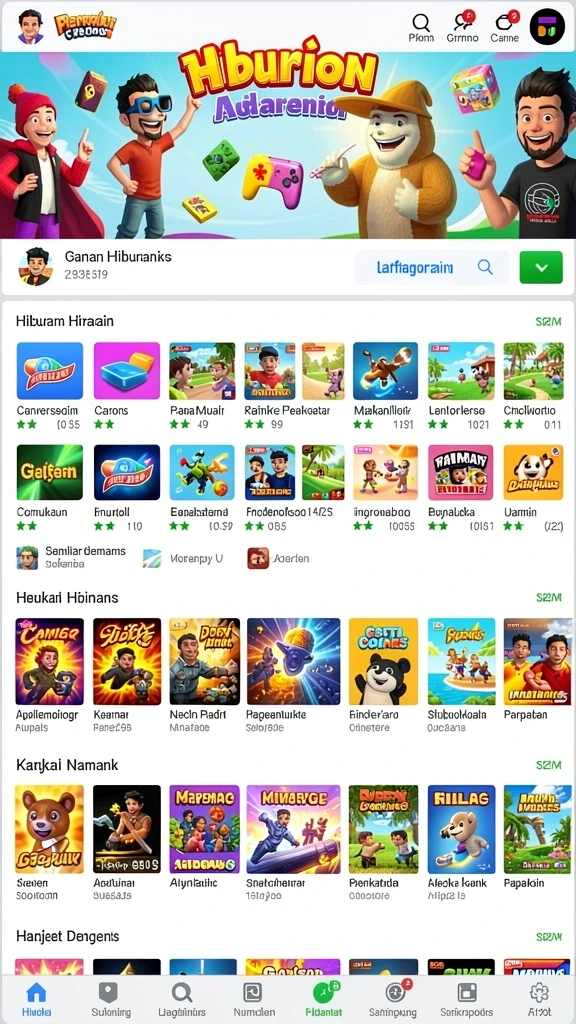 Adegan petualangan yang mendebarkan dan penuh warna.
