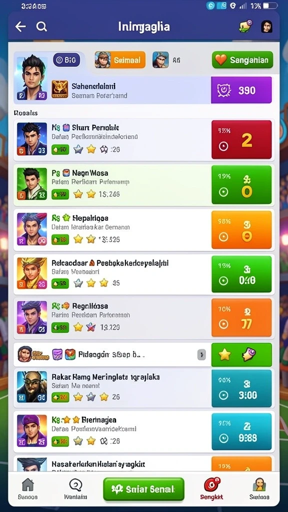 Gameplay yang mendebarkan dan penuh aksi.