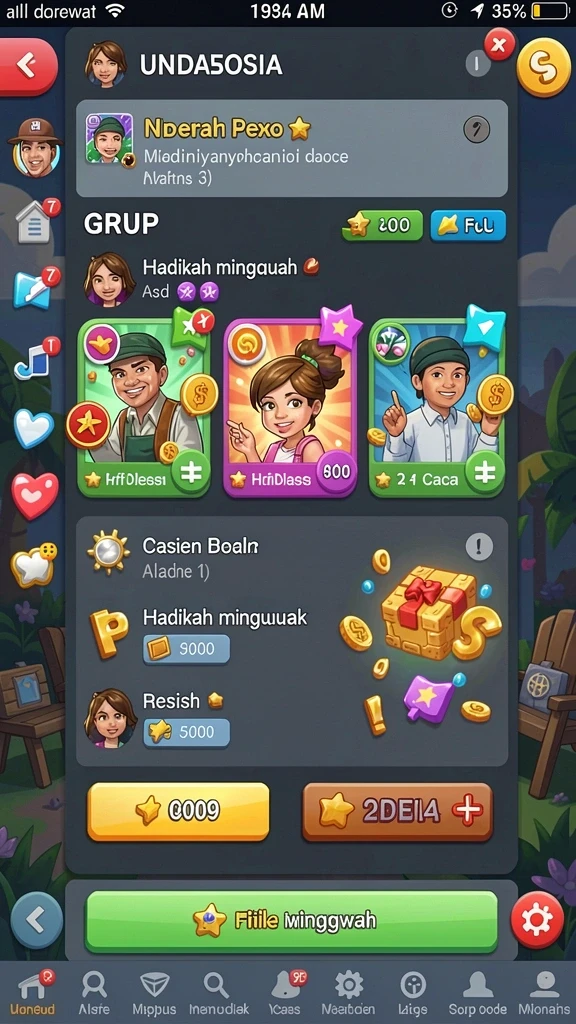 Mode multiplayer dengan teman-teman secara real-time.