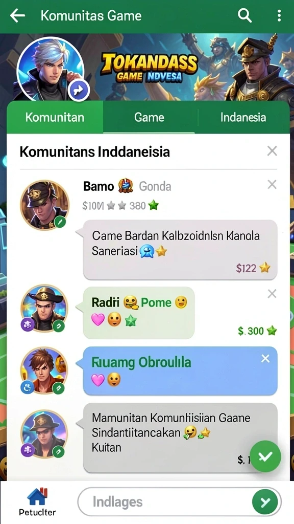 Tampilan antarmuka IDA777 yang menarik.