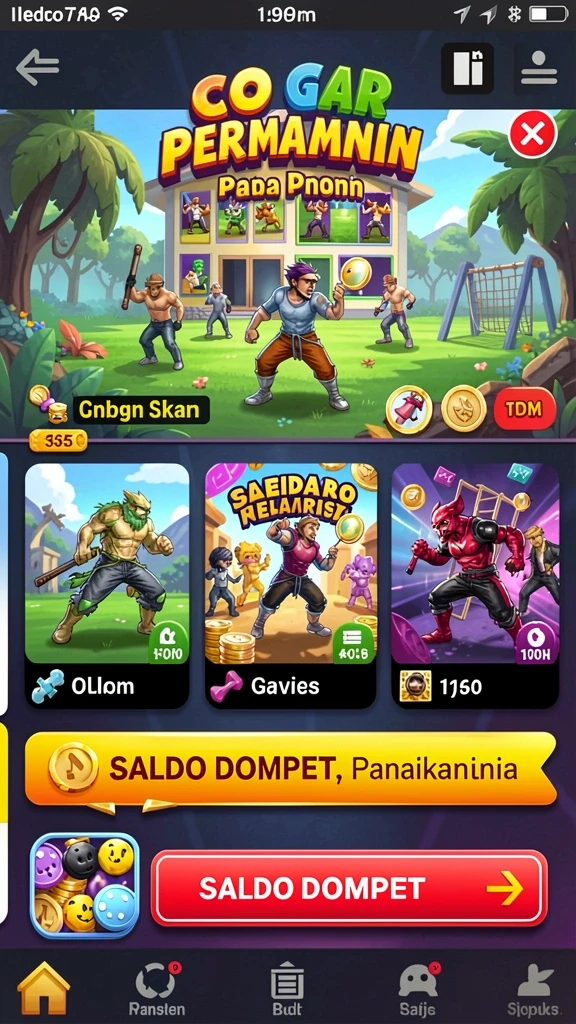 Tampilan antarmuka JAWARA79 yang modern dan user-friendly.