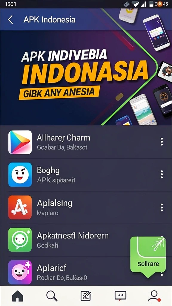 Tampilan utama yang user-friendly.