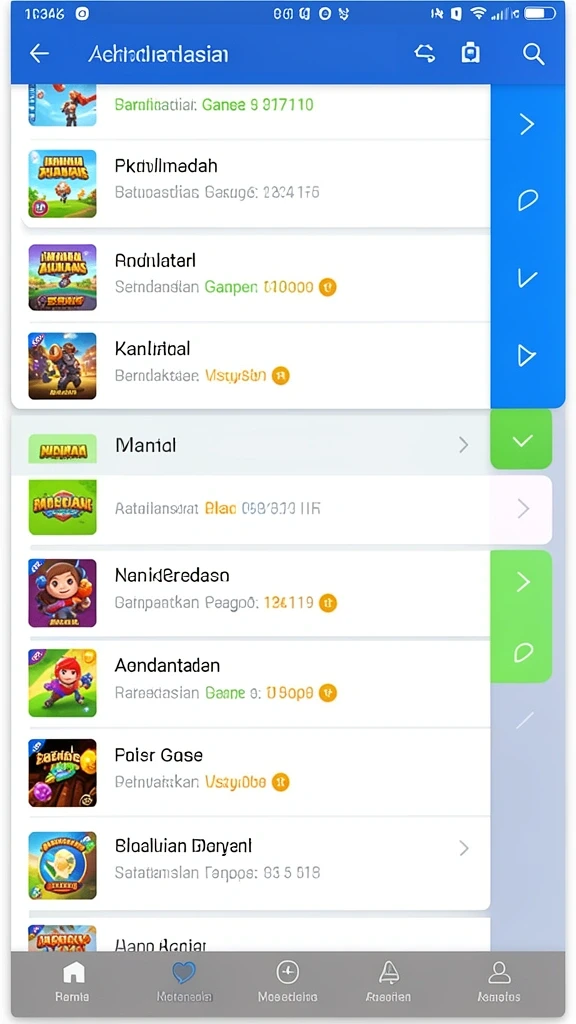 Screenshot dari misi yang menegangkan.