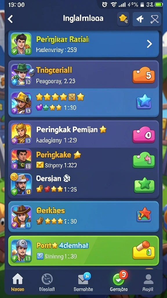 Tangkapan layar menampilkan antarmuka permainan yang menarik.