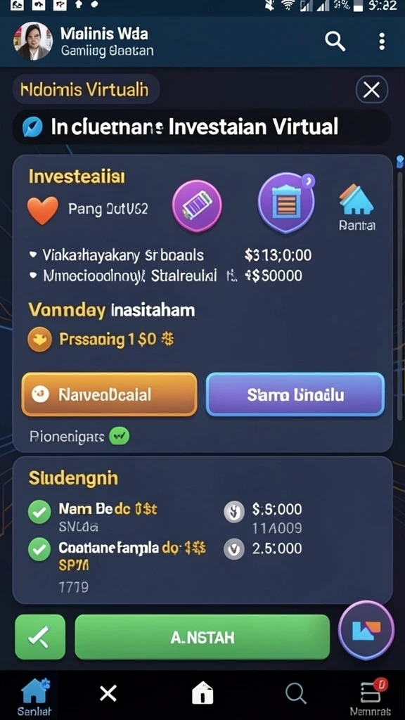 Screenshot menunjukkan antarmuka utama PANEN77 yang menarik.