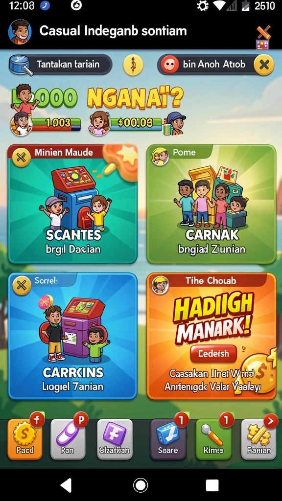 Fitur multiplayer yang memungkinkan Anda bermain bersama teman.