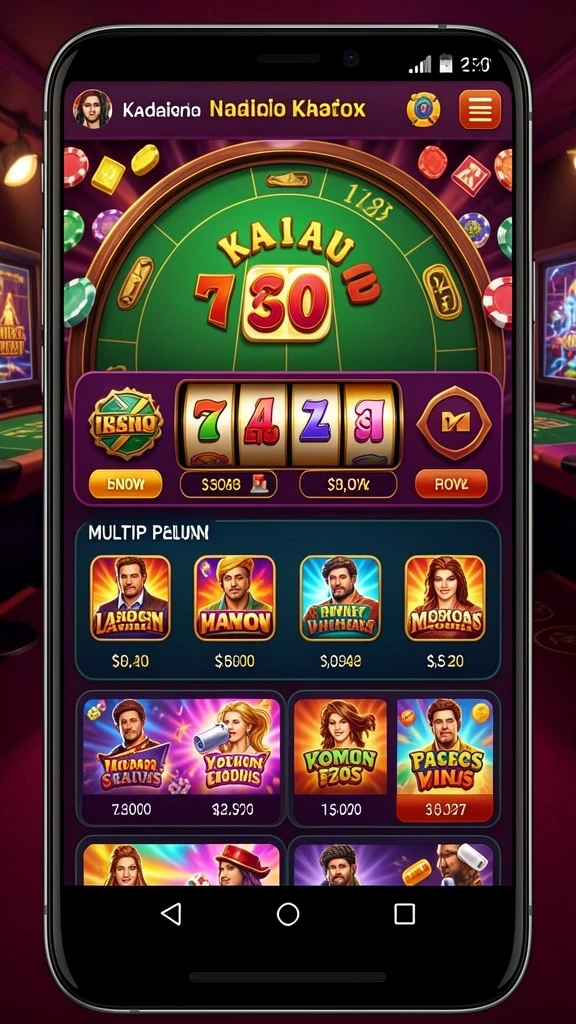 Berbagai pilihan game dan film dalam satu aplikasi.