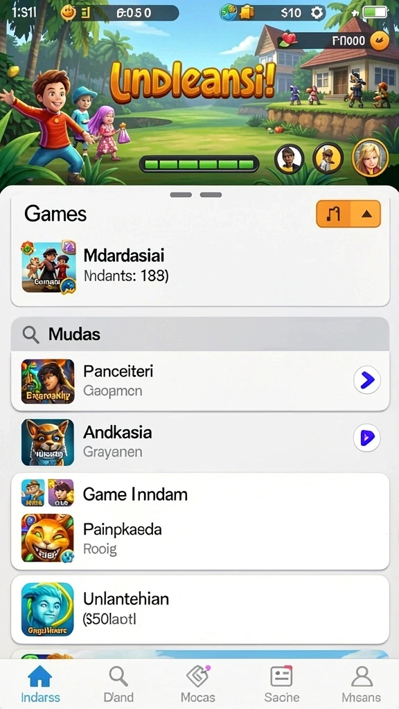 Mode multiplayer untuk bermain dengan teman.