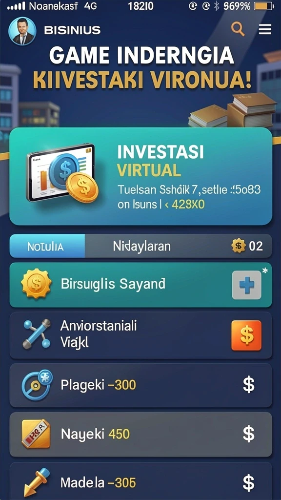 Tantangan menarik di setiap level yang dimainkan.