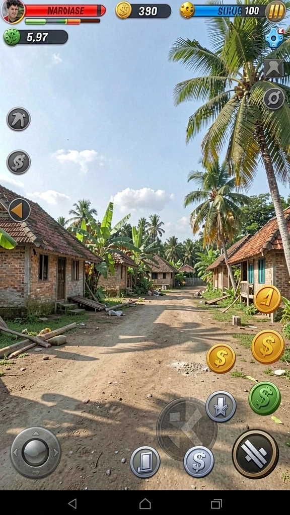 Screenshot menunjukkan petualangan di dunia RPLOOT.