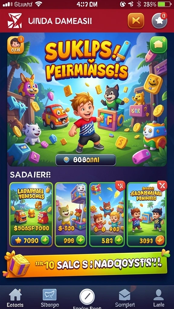 Sistem reward yang menggiurkan untuk semua pemain.