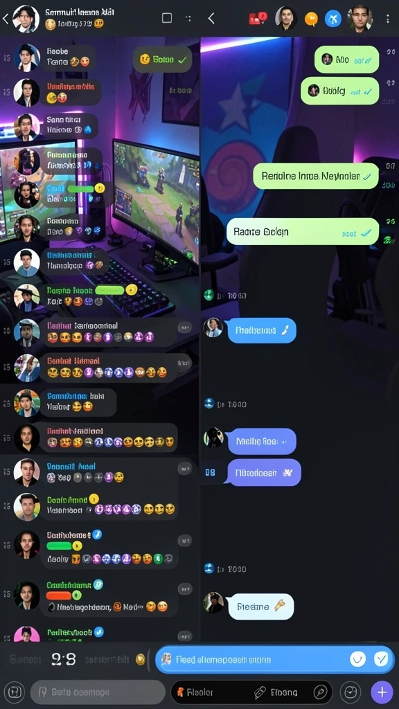 Screenshot T9999 - Tampilan karakter yang beragam.