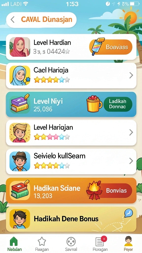 Tampilan grafis yang memukau dan rinci.