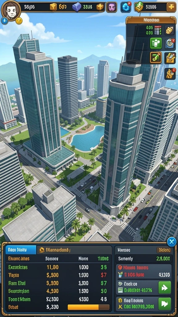 Tangkapan layar menampilkan grafik menawan dari dunia TOKYO88.