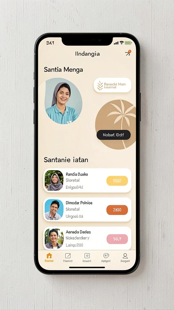 Tampilan antarmuka yang menarik dan user-friendly.