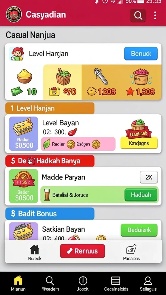 Berbagai misi menantang dengan imbalan menarik.