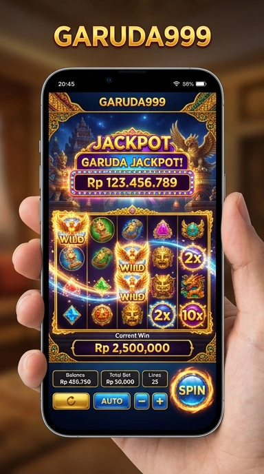 garuda999 — layar beranda