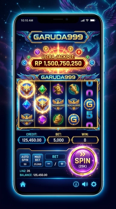 garuda999 — menu pengaturan